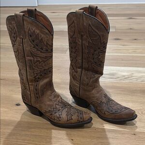 Dan Post Sidewinder Brown Western Cowboy Boots